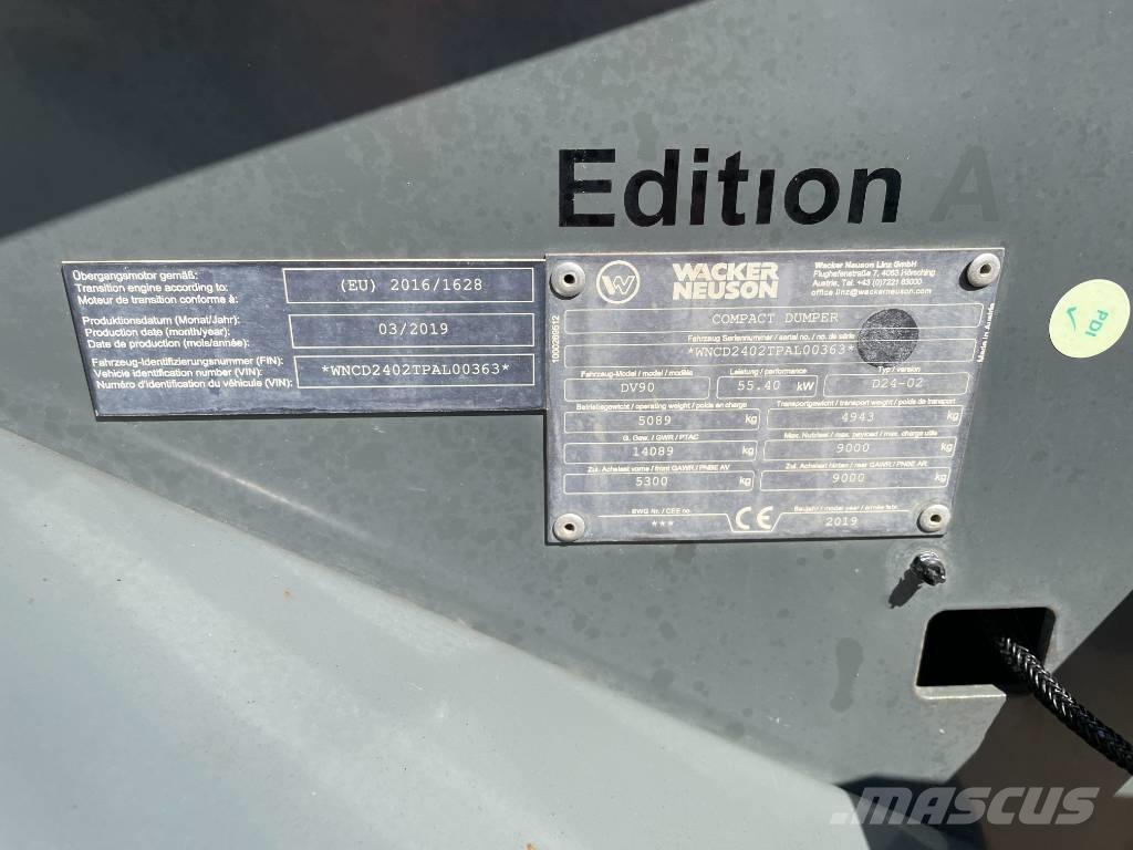 Wacker Neuson DV 90 Mini pašizgāzēji