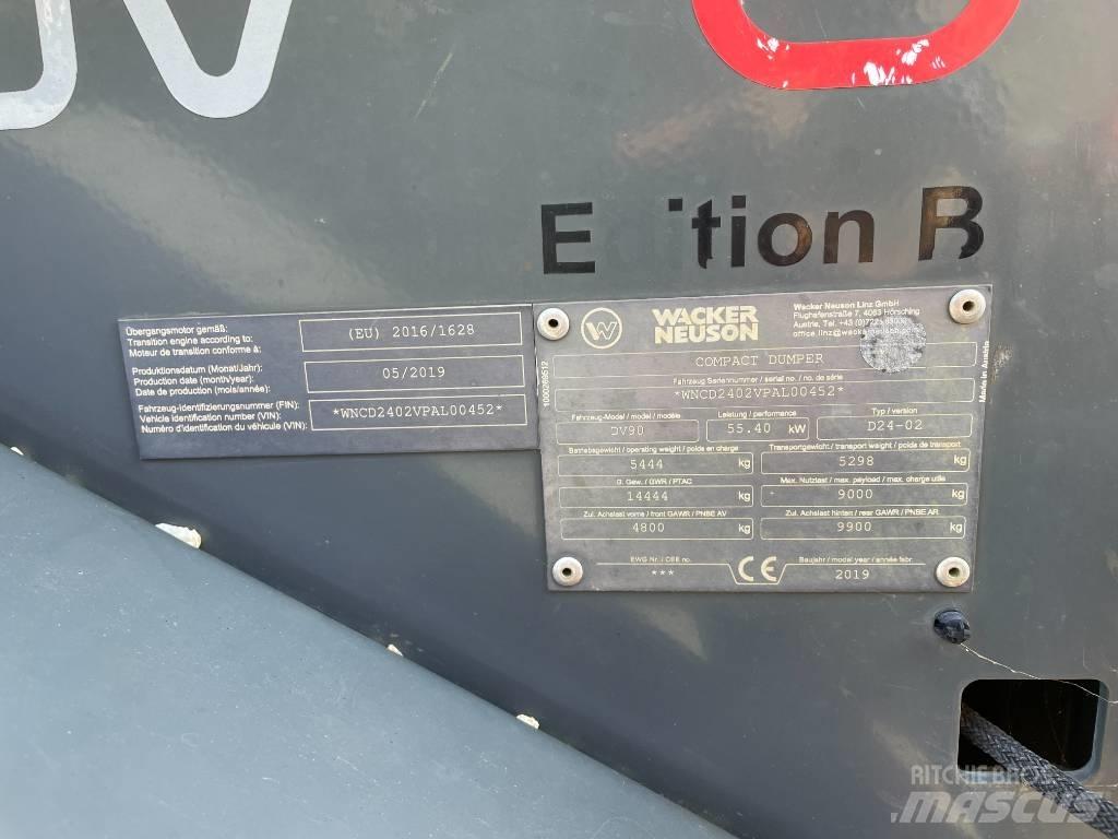 Wacker Neuson DV 90 Mini pašizgāzēji