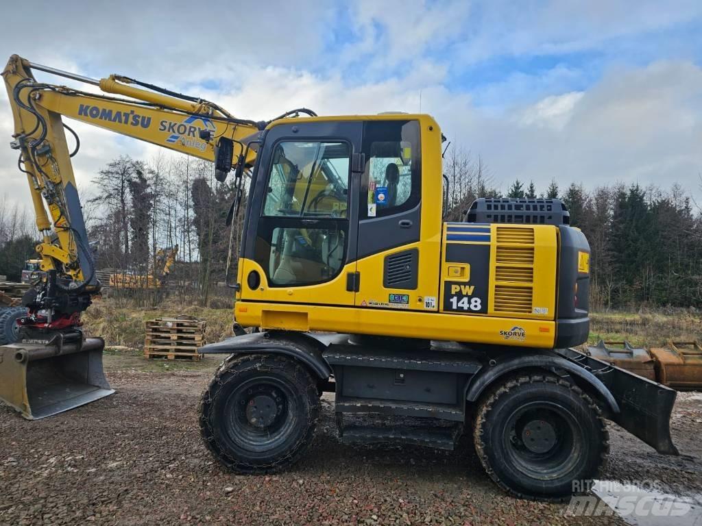 Komatsu PW148-8 Ekskavatori uz riteņiem