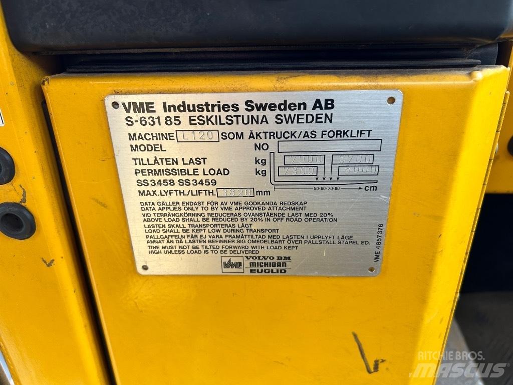 Volvo L 120 Iekrāvēji uz riteņiem