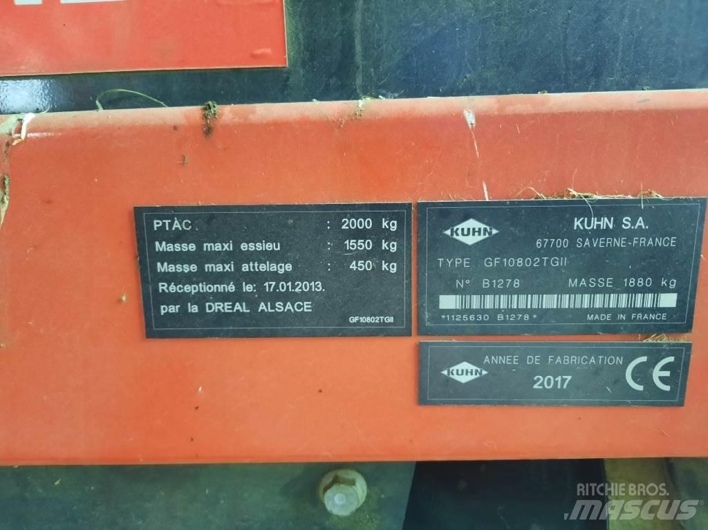 Kuhn Gf10802 tg2 Grābekļi un siena ārdītāji