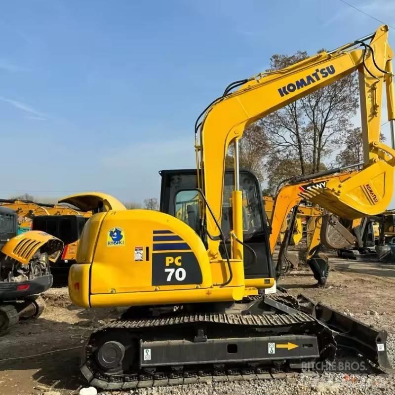 Komatsu PC 70 Kāpurķēžu ekskavatori