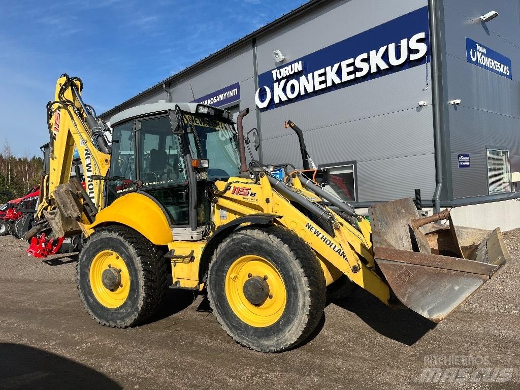 New Holland B 115 B Ekskavatori-iekrāvēji