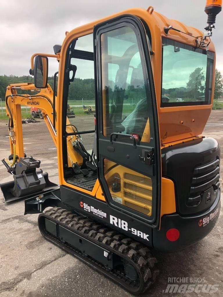 Hyundai R18 - 9AK Mini ekskavatori < 7 t