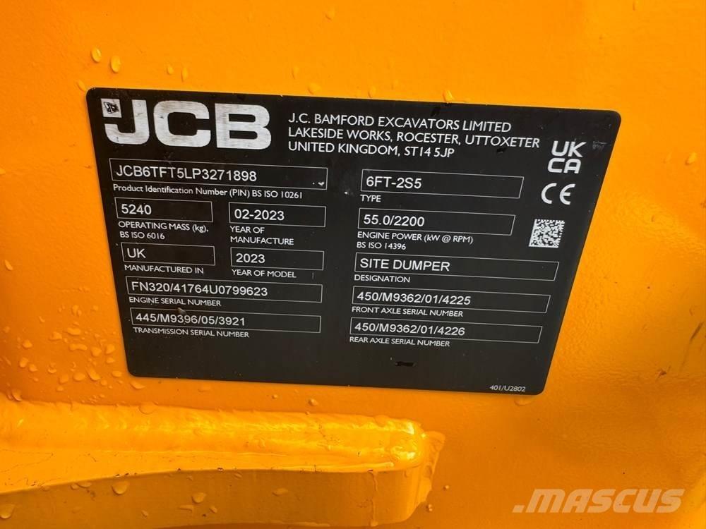JCB 6T-2FT Mini pašizgāzēji