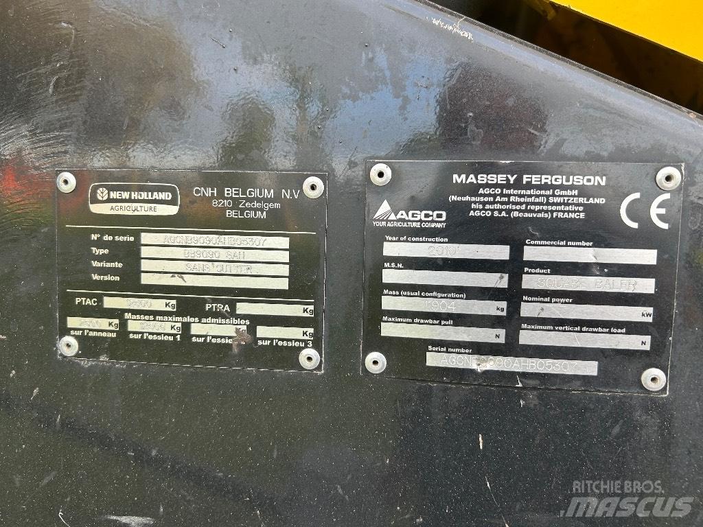 New Holland BB 9090 Ķīpu preses