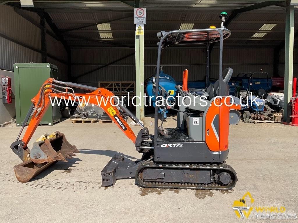 Doosan DX 17 Mini ekskavatori < 7 t