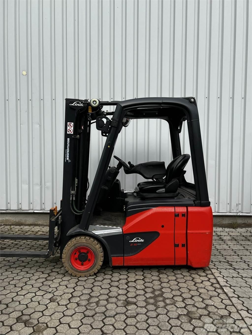 Linde E16C Elektriskie iekrāvēji