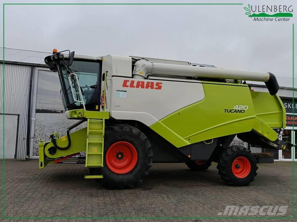 CLAAS Tucano 420 Ražas novākšanas kombaini