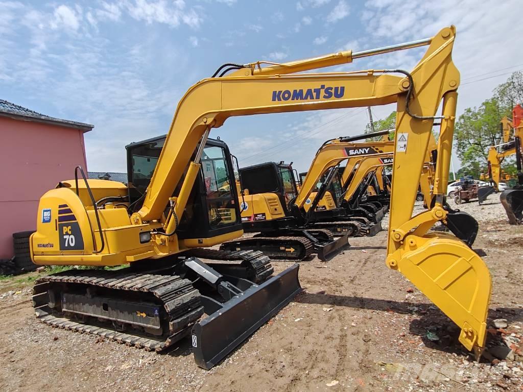 Komatsu PC 70 Kāpurķēžu ekskavatori