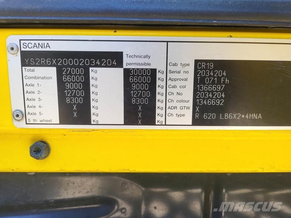 Scania R620 6X2*4 Pašizgāzējs