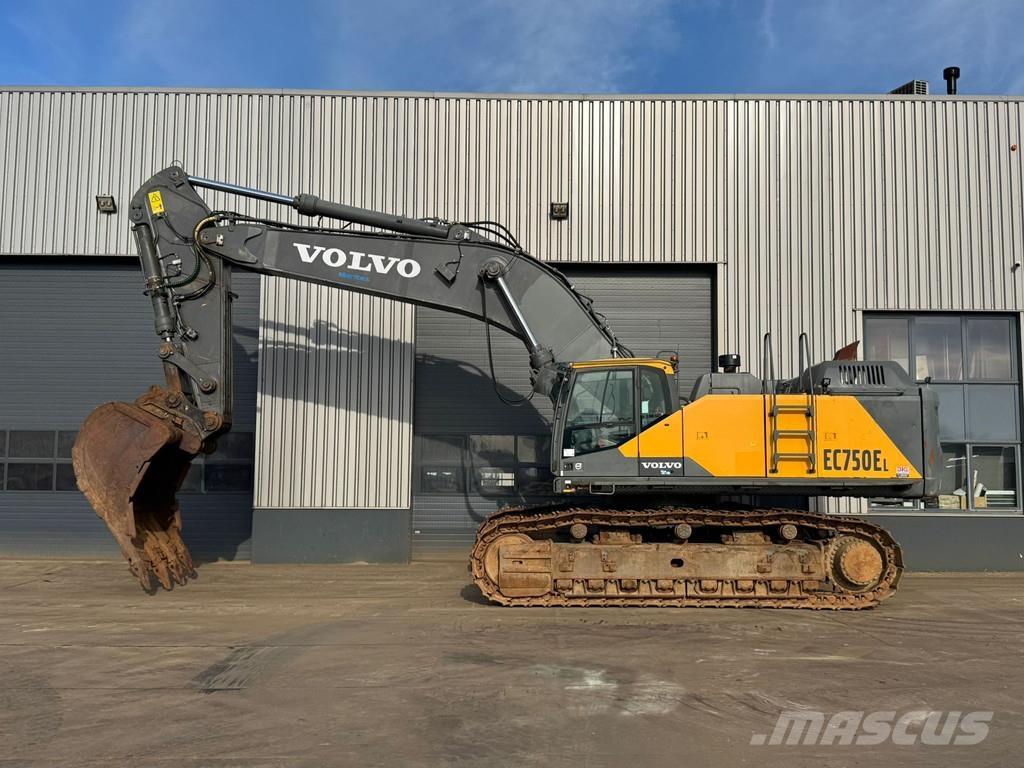 Volvo EC750EL Kāpurķēžu ekskavatori