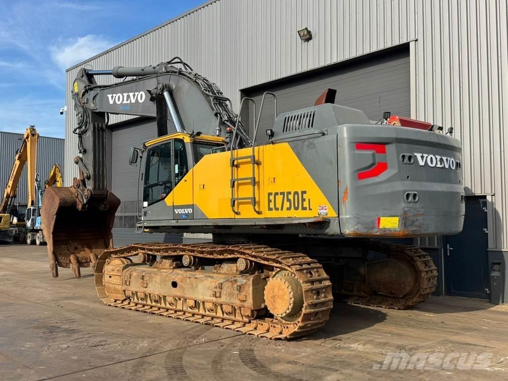 Volvo EC750EL Kāpurķēžu ekskavatori
