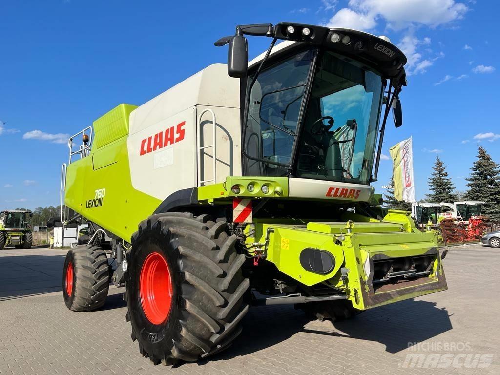 CLAAS Lexion 760 Ražas novākšanas kombaini