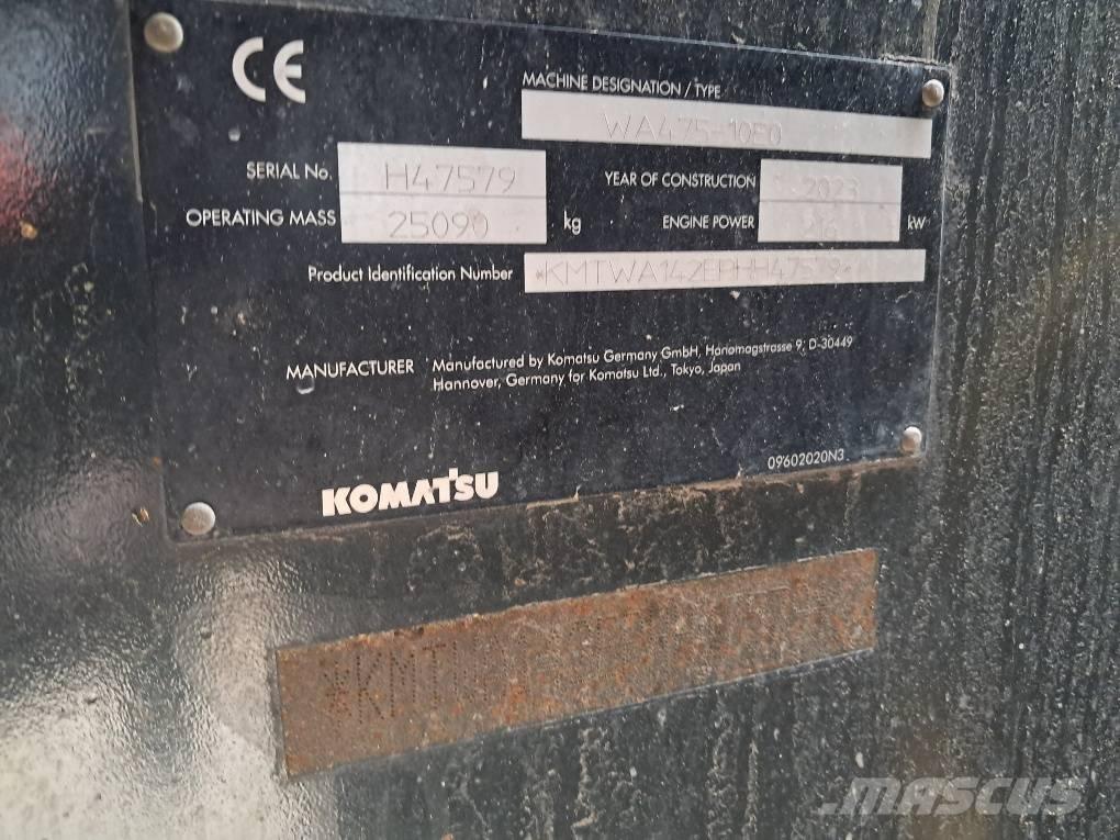Komatsu WA475-10E0 Iekrāvēji uz riteņiem