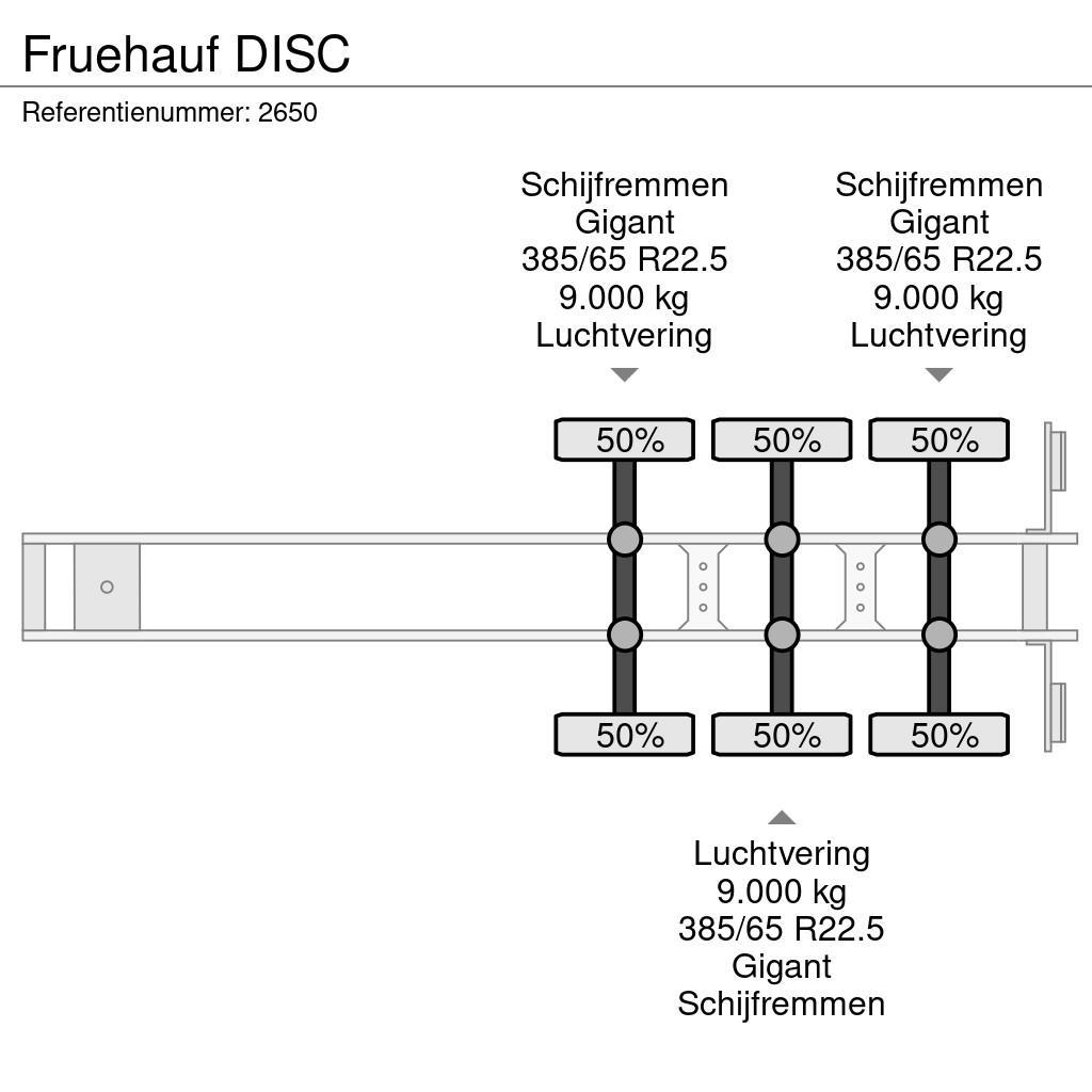 Fruehauf DISC Tents puspiekabes