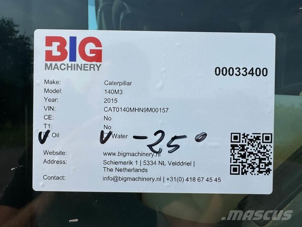 CAT 140M3 Greideri