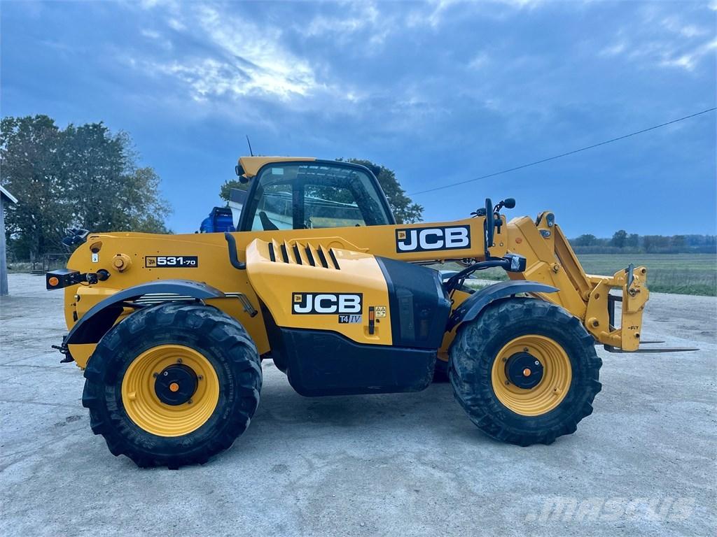 JCB 531-70 Agri Lauksaimniecības pacēlāji