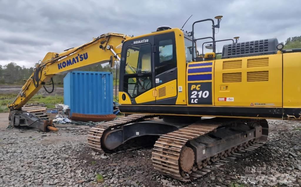 Komatsu PC 210 LC Kāpurķēžu ekskavatori