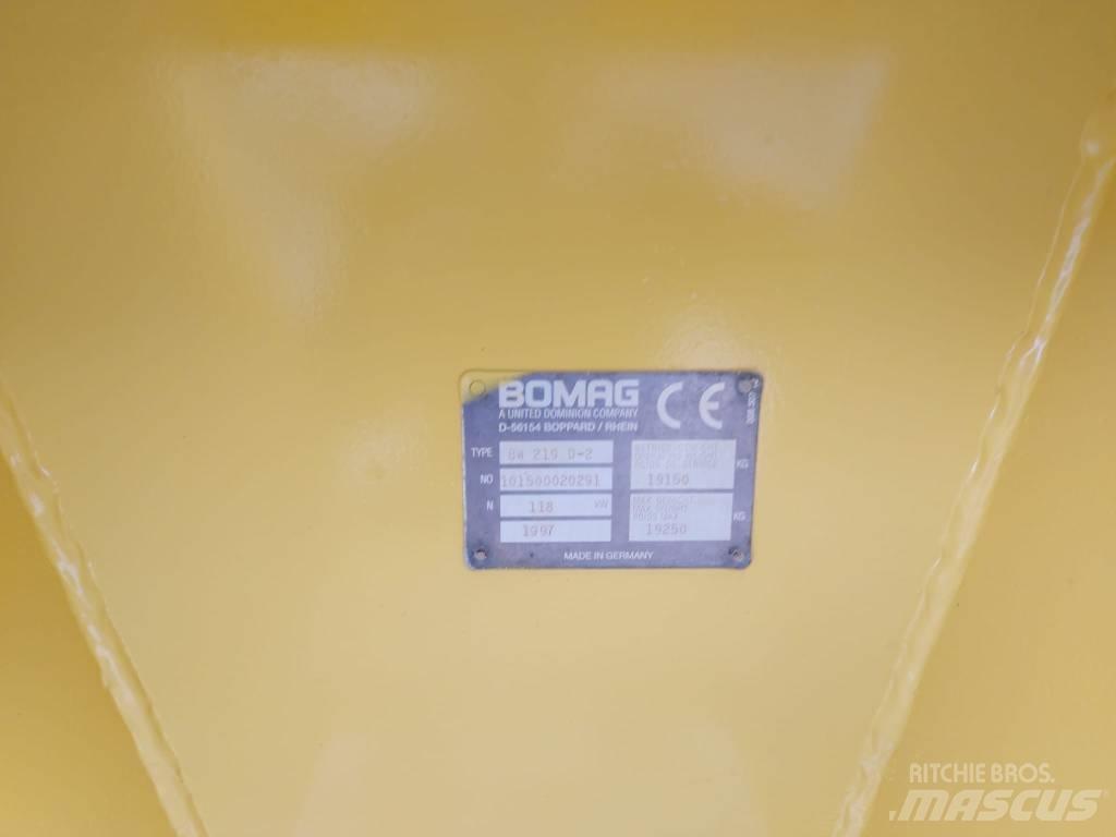 Bomag BW 219 D-2 Vienvalča grunts veltņi