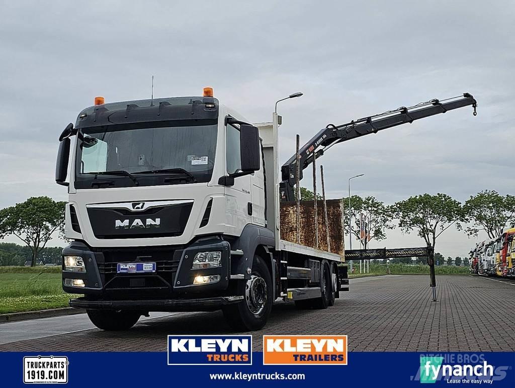 MAN 26.460 TGS Platformas/izkraušana no sāniem