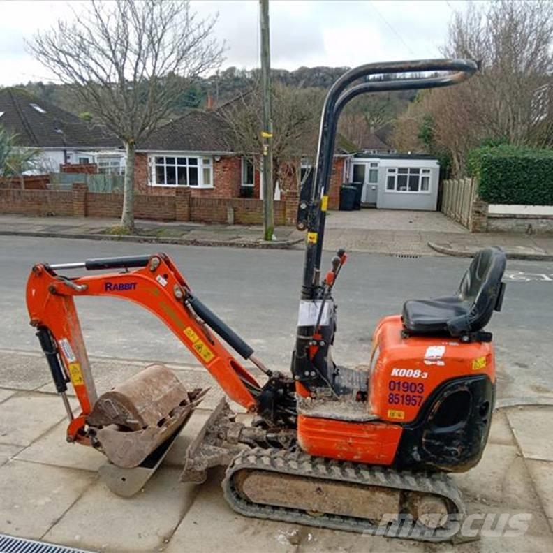 Kubota K 008-3 Mini ekskavatori < 7 t