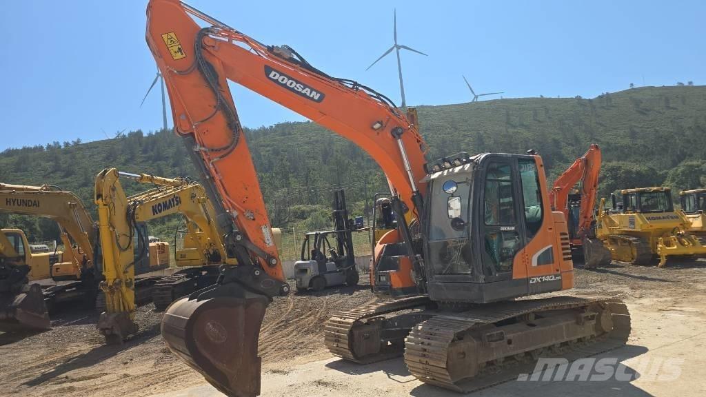 Doosan DX140LCR-5 Kāpurķēžu ekskavatori