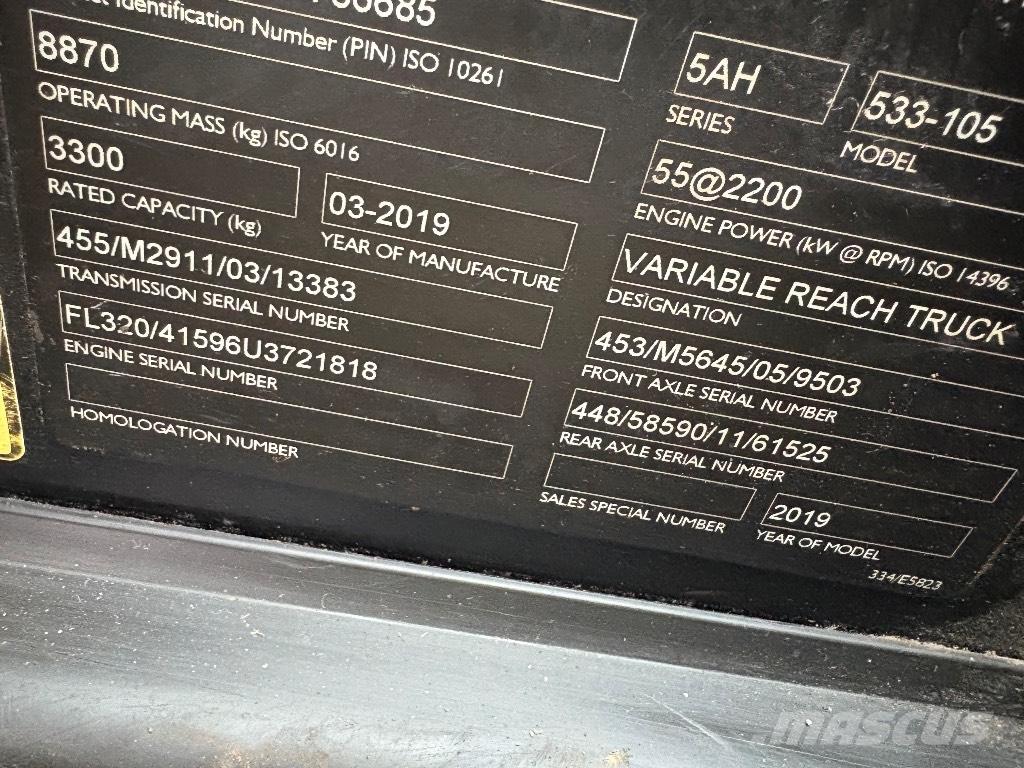 JCB 533-105 Teleskopiskie manipulatori