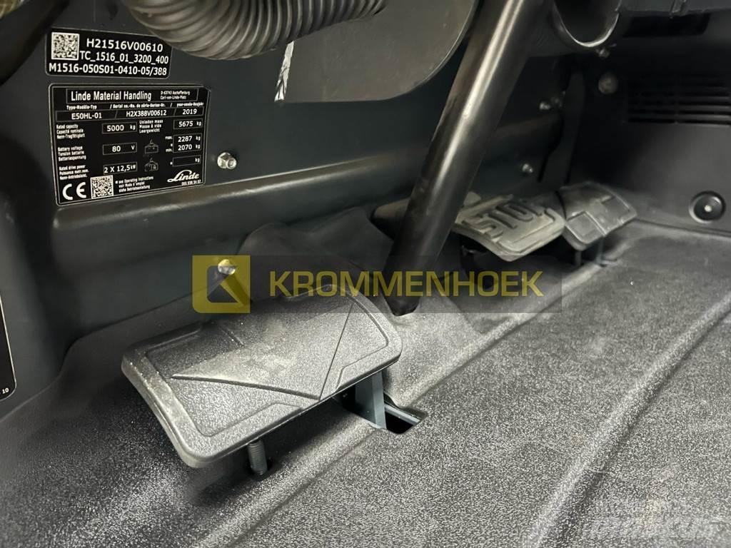 Linde E 50 HL Elektriskie iekrāvēji