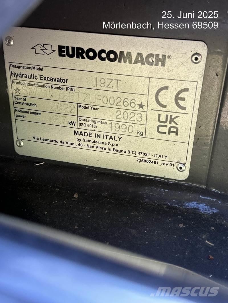 Eurocomach 19ZT Mini ekskavatori < 7 t