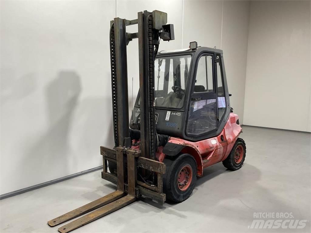 Linde H45D Tehnika ar dīzeļa dzinēju