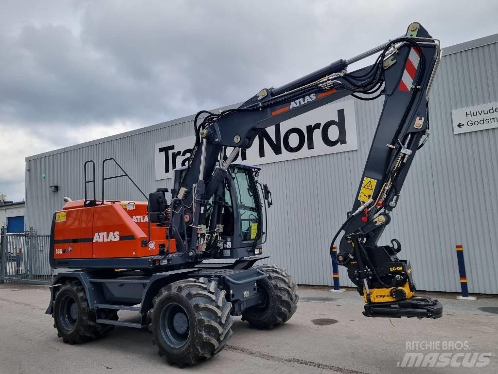 Atlas 185W blue Ekskavatori uz riteņiem