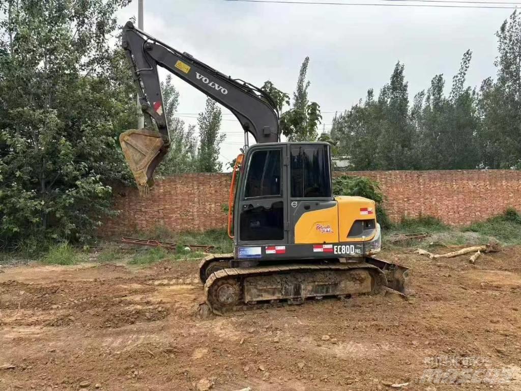 Volvo ec80d Kāpurķēžu ekskavatori