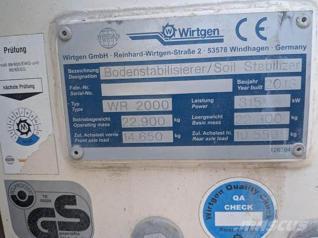 Wirtgen WR2000 Asfalta savācējs