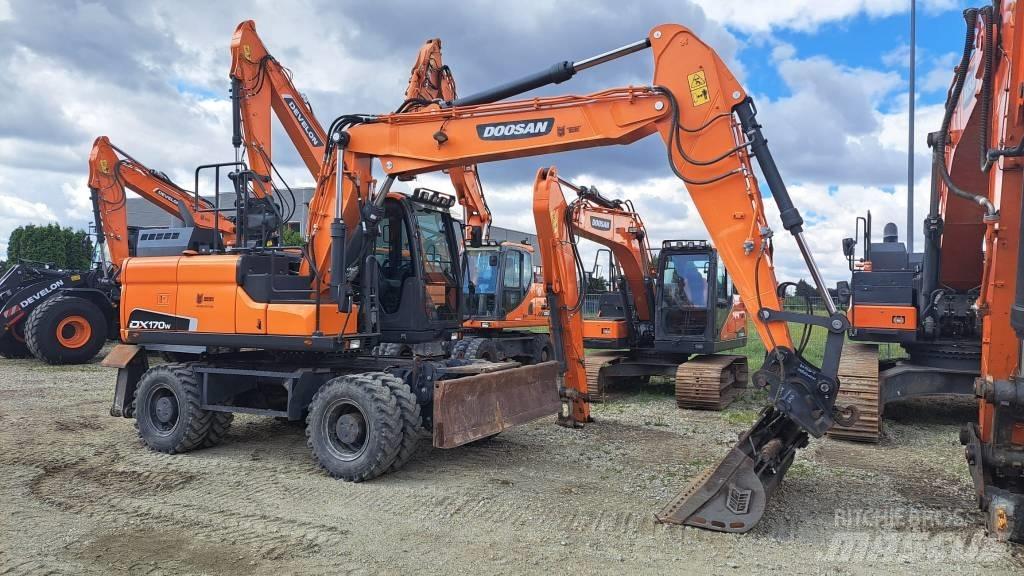 Doosan DX 170 W Ekskavatori uz riteņiem