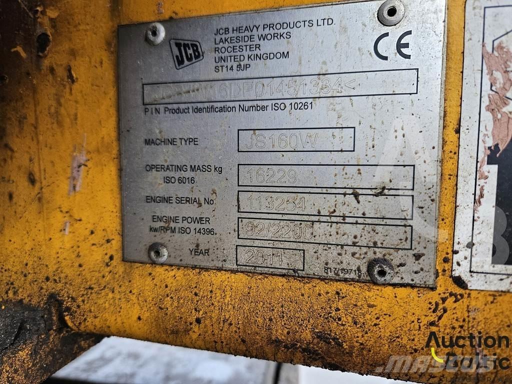 JCB JS 160 W Ekskavatori uz riteņiem