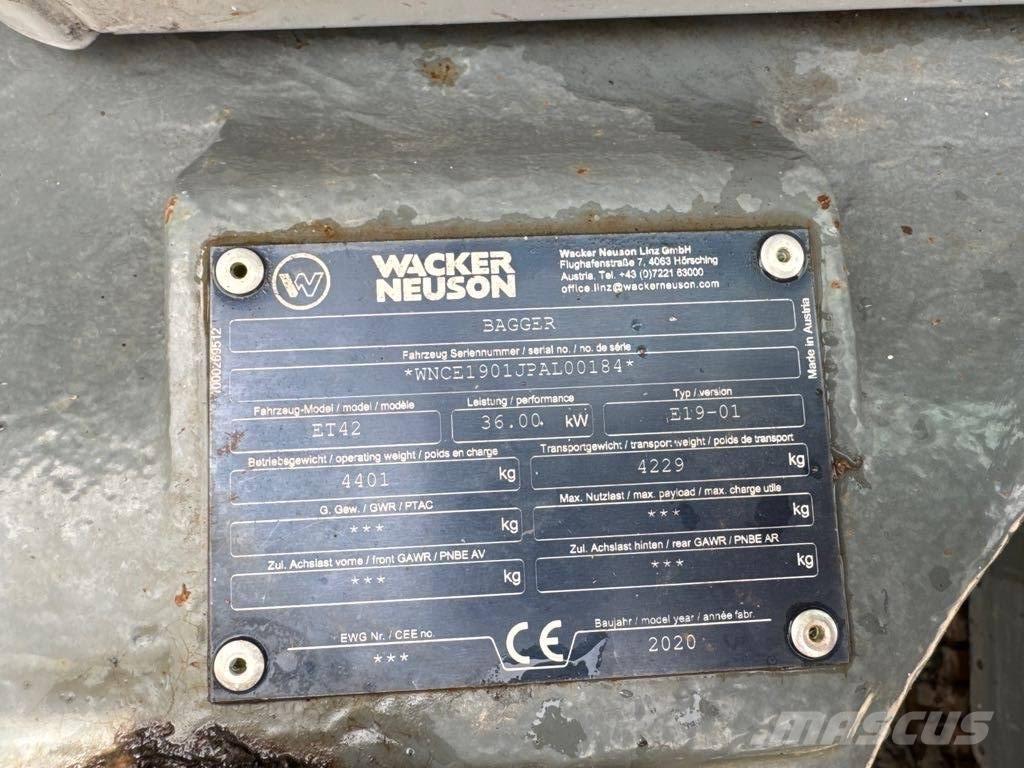 Wacker Neuson ET42 Kāpurķēžu ekskavatori