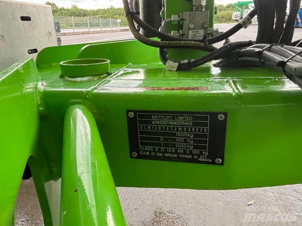 Niftylift 120 TET Pacēlājplatformas - piekabes