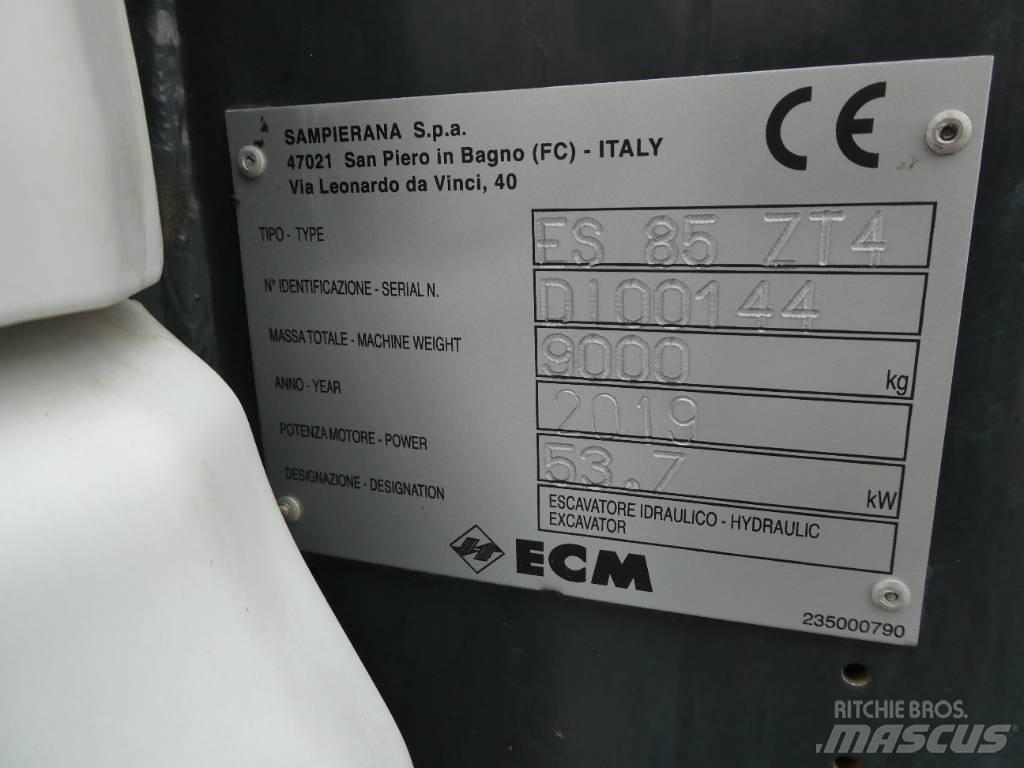 ECM ES 85 ZT4 Vidēja lieluma ekskavatori 7 t - 12 t