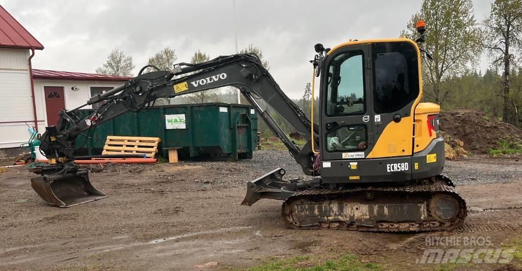 Volvo ECR 58 D Mini ekskavatori < 7 t