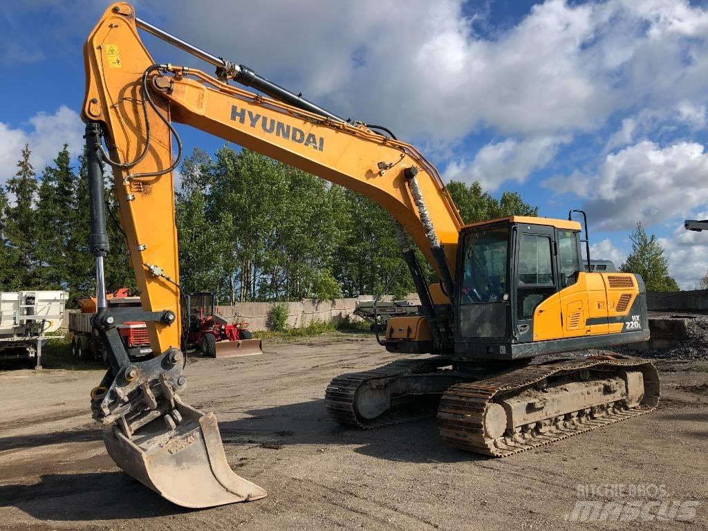 Hyundai HX 220 L Kāpurķēžu ekskavatori