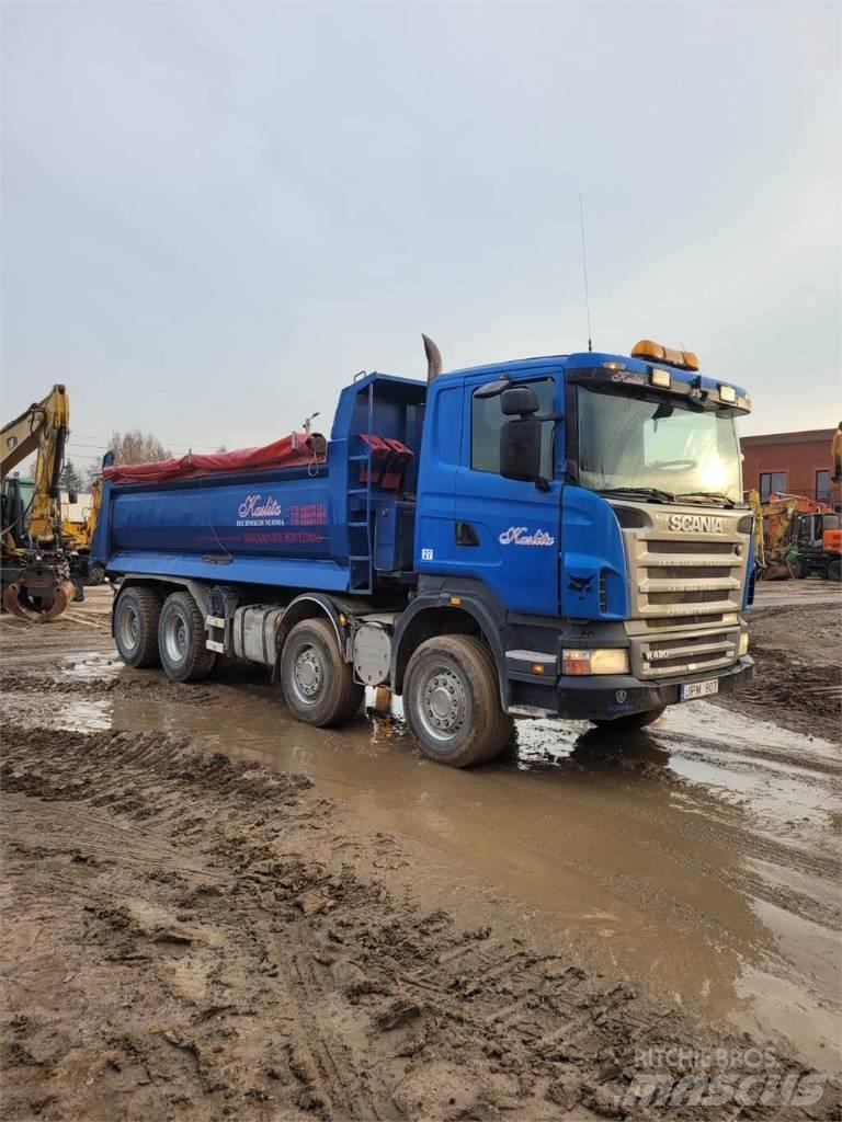 Scania R 420 8X4 Kravas automašinas konteineru vedeji