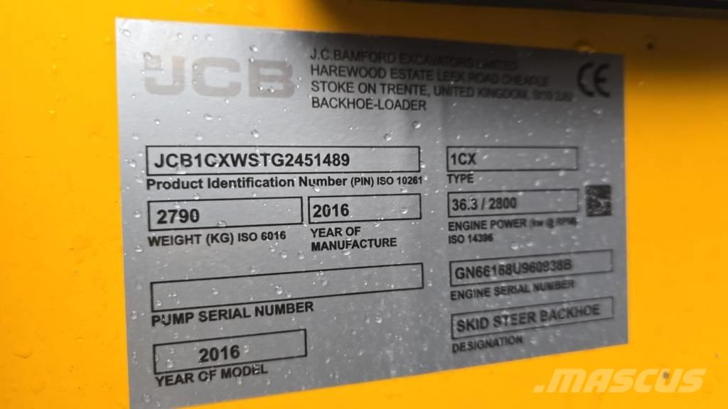 JCB 1 CX Ekskavatori-iekrāvēji