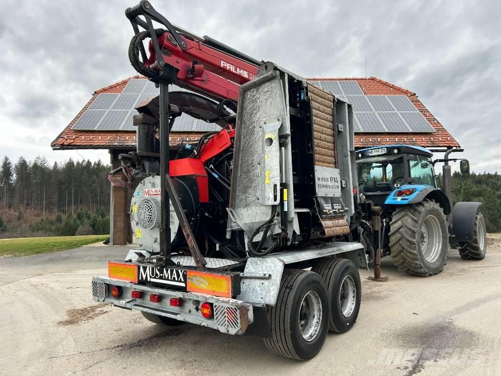 Mus-Max 8XL Koka šķēlēji, frēzes, šķeldotāji