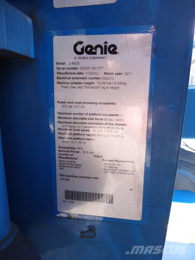 Genie Z 45/25 J RT Strēles pacēlāji