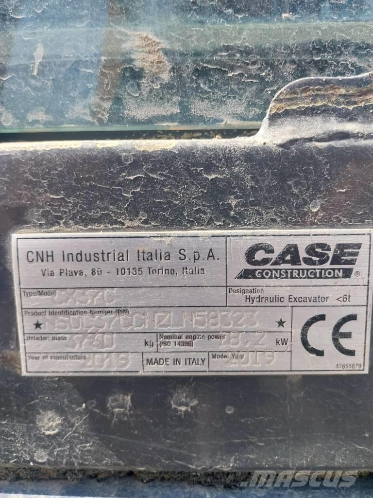 CASE CX 37 C Mini ekskavatori < 7 t