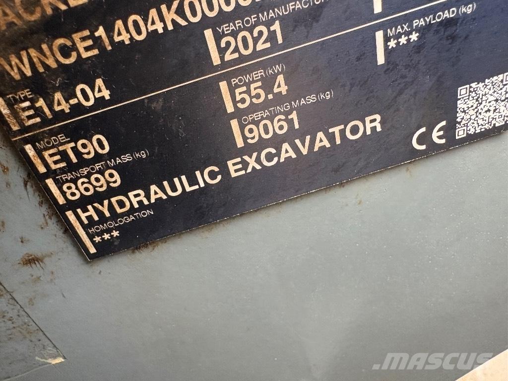 Wacker Neuson ET 90 Vidēja lieluma ekskavatori 7 t - 12 t