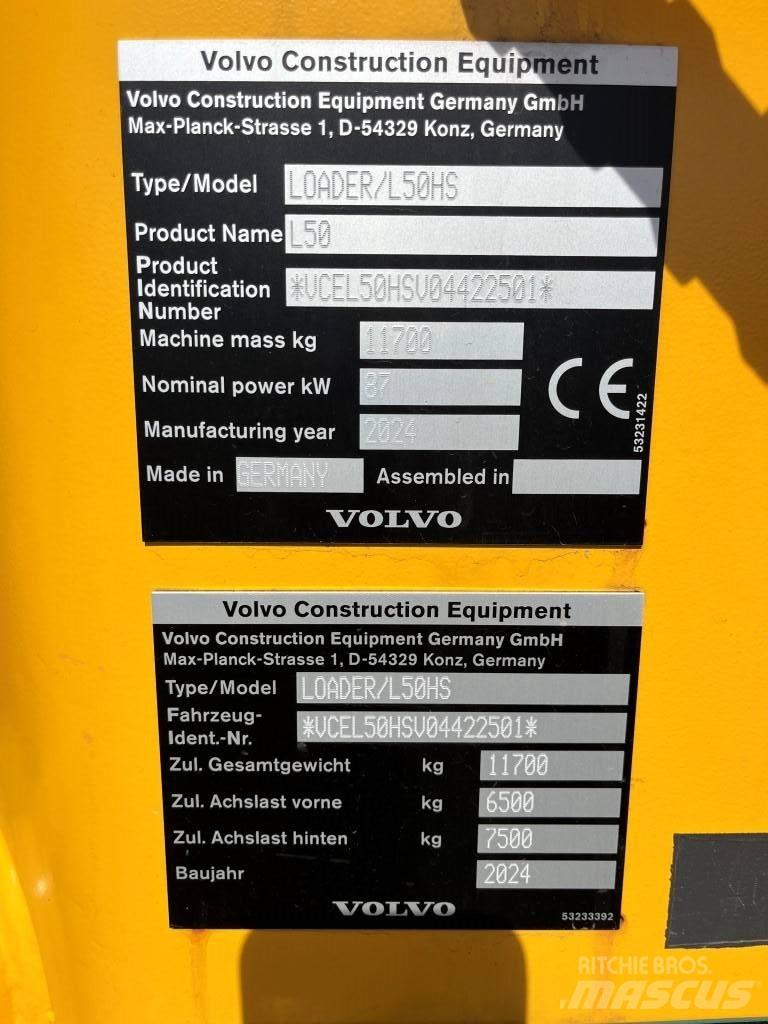 Volvo L50H Iekrāvēji uz riteņiem
