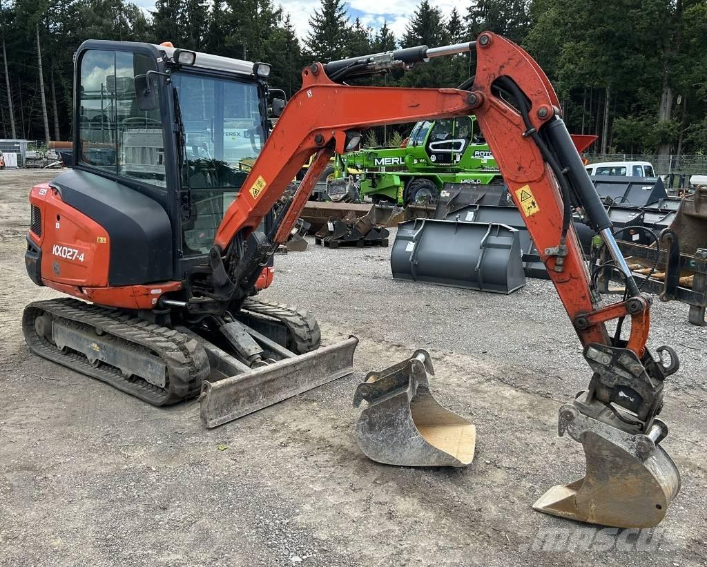 Kubota KX 027 Mini ekskavatori < 7 t
