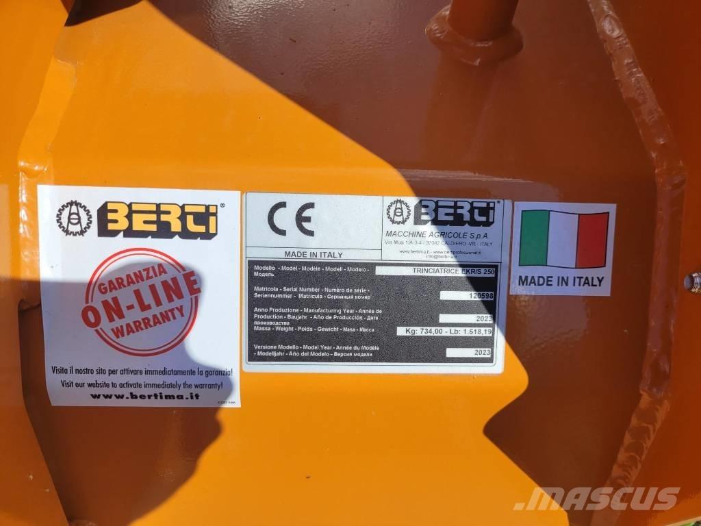 Berti Ekrs/s 250 Pļaujmašīnas/pašgājēji